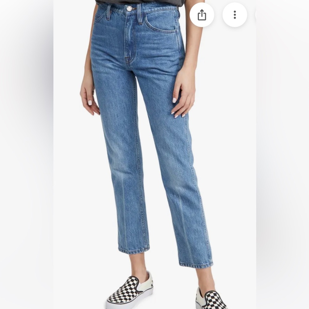 Frame Denim Light Blue Straight Jeans